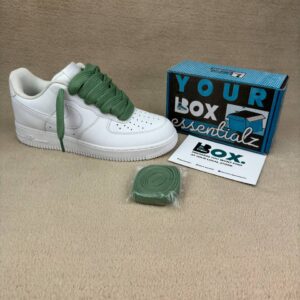 Green Wide Flats Laces