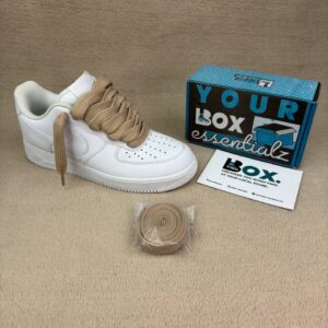 Beige Wide Flats Laces