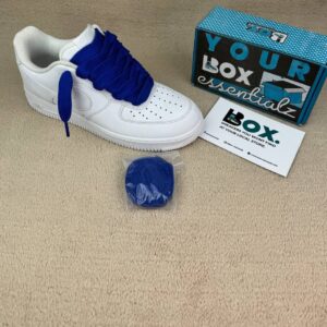Blue Wide Flats Laces